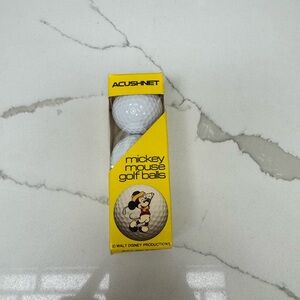 Acushnet Yellow Mickey Mouse Golf Balls